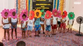 Sucesso na Culminância Folclórica do Pré-Escolar Municipal Casa da Criança de Buritizeiro
